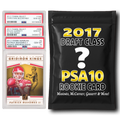 PSA 10 Graded 2017 NFL Rookie Card Mystery Pack (Mahomes, McCaffrey, Garrett, Watt & More!)