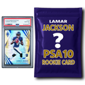 Lamar Jackson PSA 10 Graded Football Rookie Card Mystery Pack