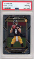 Graded 2022 Panini Prizm Kenny Pickett #301 Rookie RC Football Card PSA 10 Gem Mint