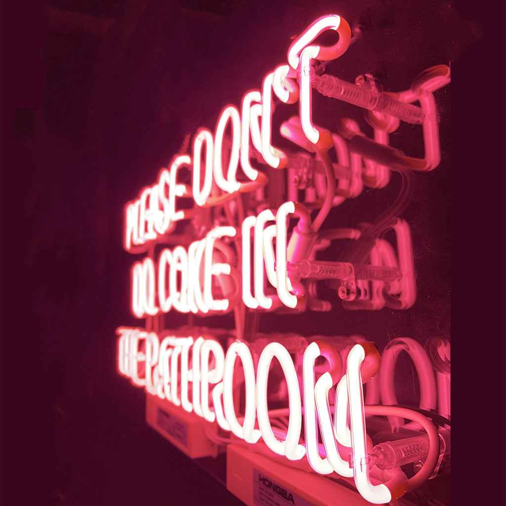 Please Don't Do Coke in The Bathroom Neon Signs