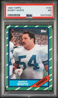 Graded 1986 Topps Randy White #133 Football Card PSA 7 Near Mint