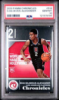 Graded 2018-19 Panini Chronicles Shai Gilgeous-Alexander #514 Rookie RC Basketball Card PSA 10 Gem Mint