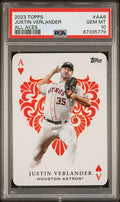 Graded 2023 Topps Justin Verlander #AA6 All Aces Baseball Card PSA 10 Gem Mint