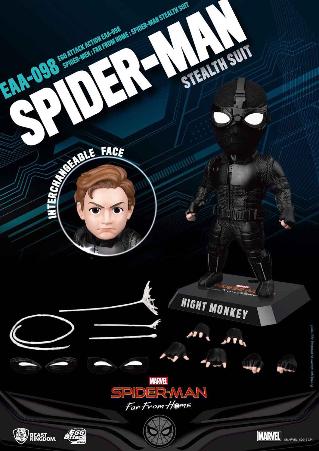 SPIDER-MAN FAR FROM HOME EAA-098 SPIDER-MAN STEALTH PX AF
