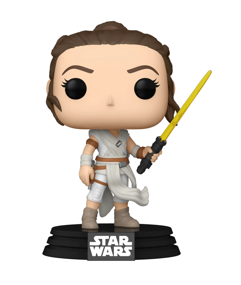 Rey with Yellow Lightsaber - The Rise of Skywalker