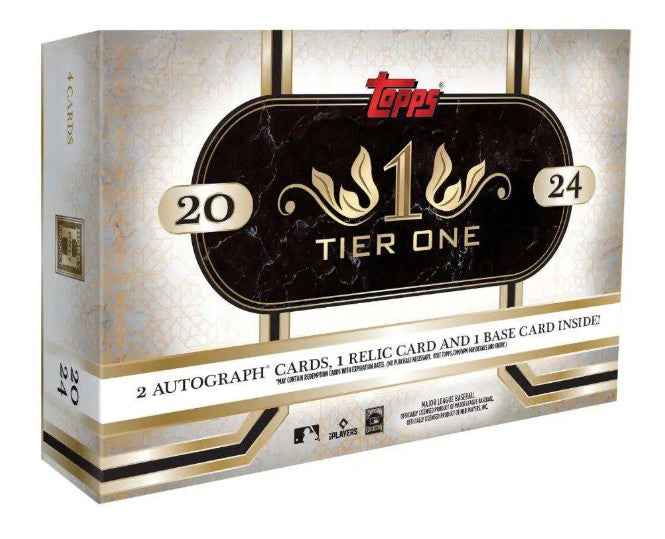 MLB 2024 Tier One Baseball Trading Card HOBBY Box