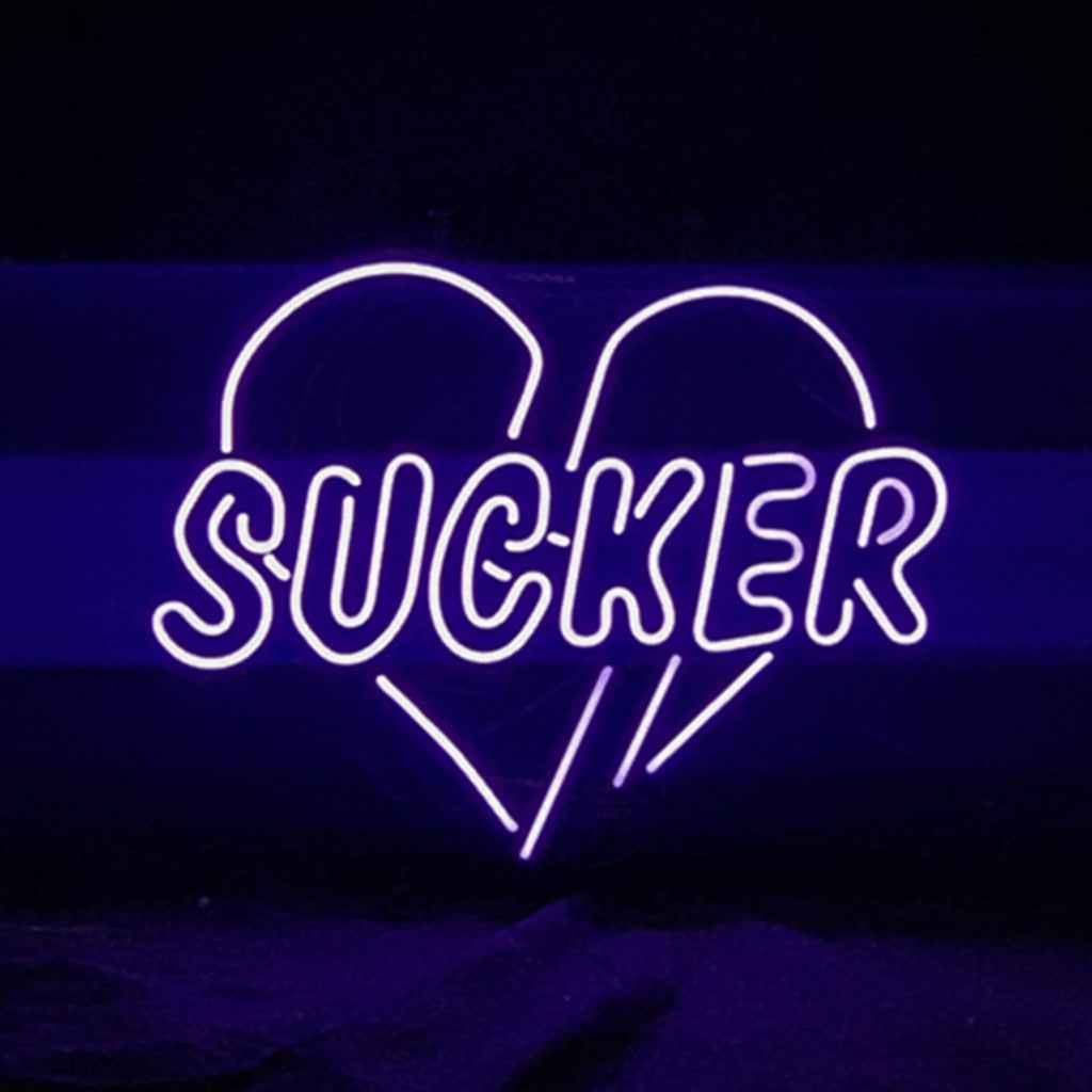 Sucker Heart Neon Signs