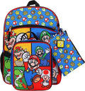 Super Mario Bros. Icons Backpack 5-Piece Set