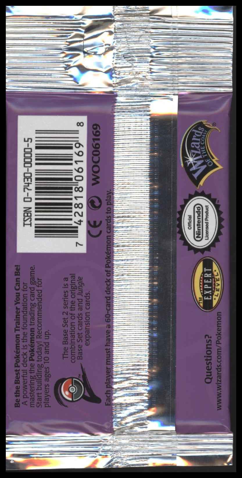 Pokemon Base Set 2 sealed booster pack full art set (4 packs)