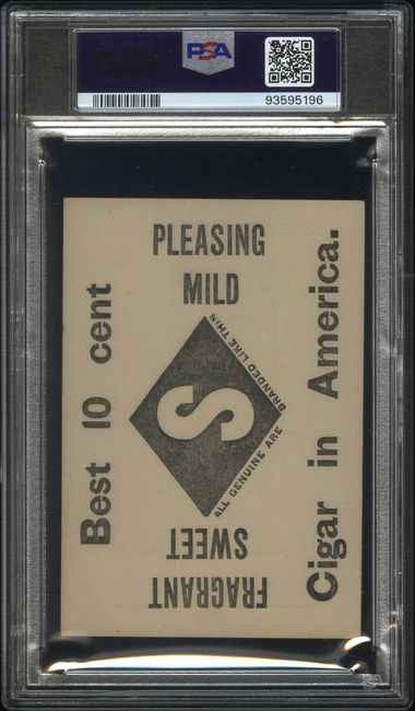 Graded 1889 N526 Diamond S Cigars T.T. Brown Baseball Tobacco Card PSA 3 VG
