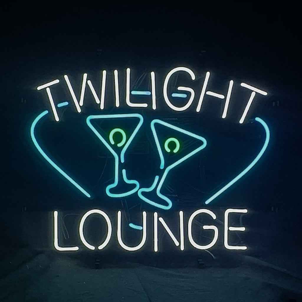 Twilight Lounge Martinis Neon Light Sign