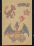 Merlin Pokémon Temporary Tattoos ( Charizard, Charmeleon, Exeggcute)