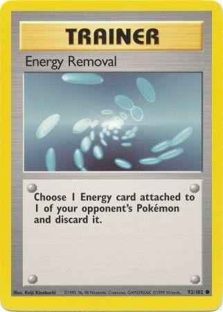 Energy Removal (92/102) [Base Set Unlimited]