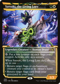 Satsuki, the Living Lore (NEO-399) - Kamigawa: Neon Dynasty: (Showcase)