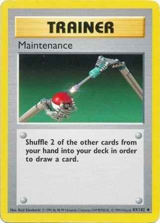 Maintenance (83/102) [Base Set Shadowless Unlimited]