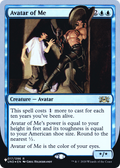 Avatar of Me (LIST-017/096) - The List (Unfinity Foil Edition) Foil