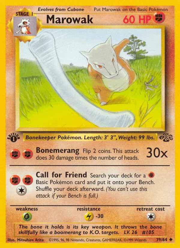 Marowak (39/64) [Jungle 1st Edition]