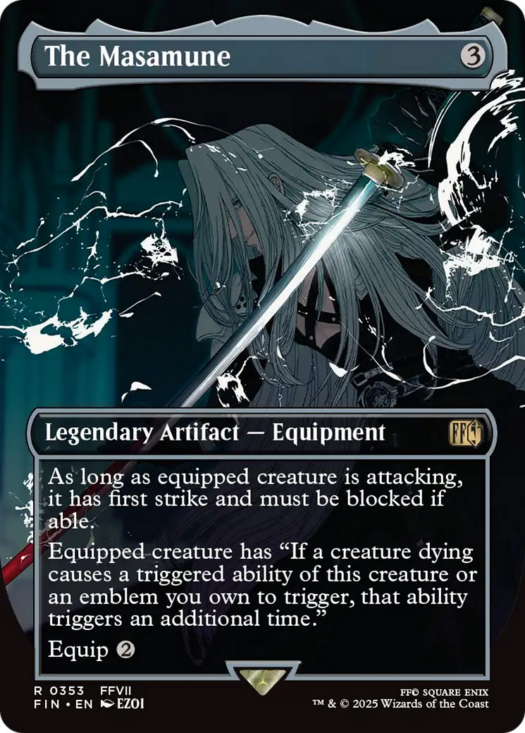The Masamune (FIN-353) - FINAL FANTASY (Borderless) Foil
