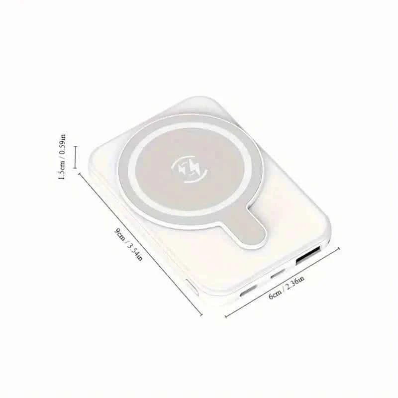 Ultra-Thin 10000mAh Magnetic Power Bank with 20W Fast Charging