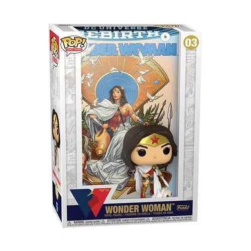 Funko Comic Cover: Wonder Woman 80th Rebirth on Throne