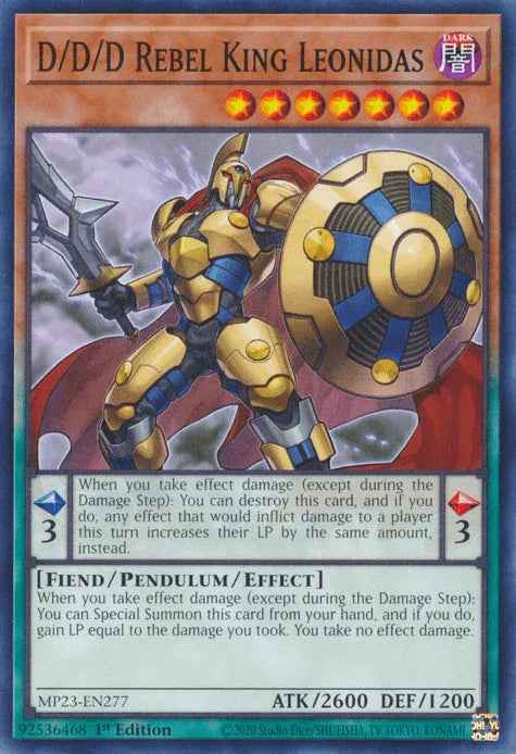 D/D/D Rebel King Leonidas [MP23-EN277] Common