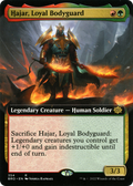 Hajar, Loyal Bodyguard (BRO-354) - The Brothers' War: (Extended Art) Foil