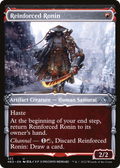 Reinforced Ronin (NEO-323) - Kamigawa: Neon Dynasty: (Showcase)