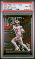 Graded 2023 Panini Prizm DP CJ Stroud #II2 Instant Impact Rookie RC Football Card PSA 10 Gem Mint