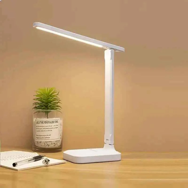 Adjustable LED Desk Lamp with Touch Control, Eye-Care Technology, USB Powered