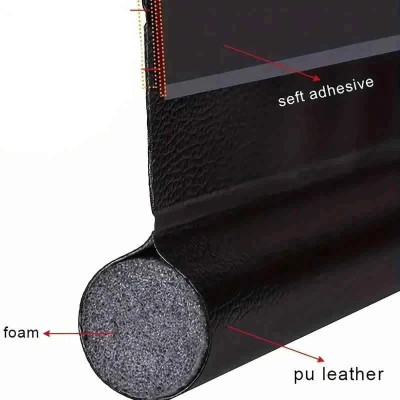 Adjustable Self-Adhesive Sound-Proof Door Bottom Seal Strip