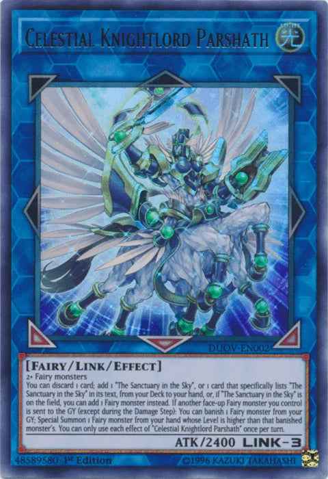 Celestial Knightlord Parshath [DUOV-EN002] Ultra Rare