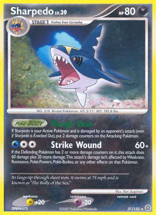 Sharpedo (37/132) [Diamond & Pearl: Secret Wonders]
