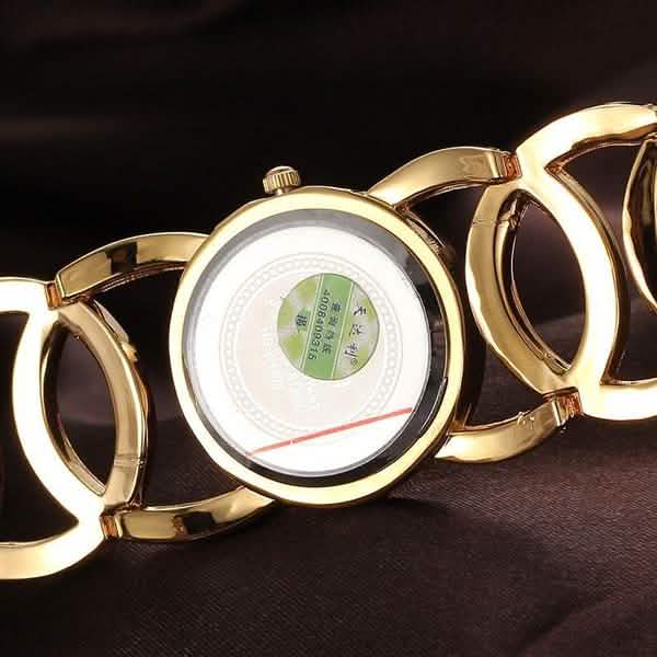 Alloy Band Rhinestone Women Watch Japan Quartz Movement