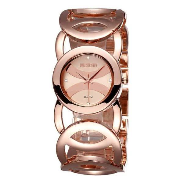 Alloy Band Rhinestone Women Watch Japan Quartz Movement
