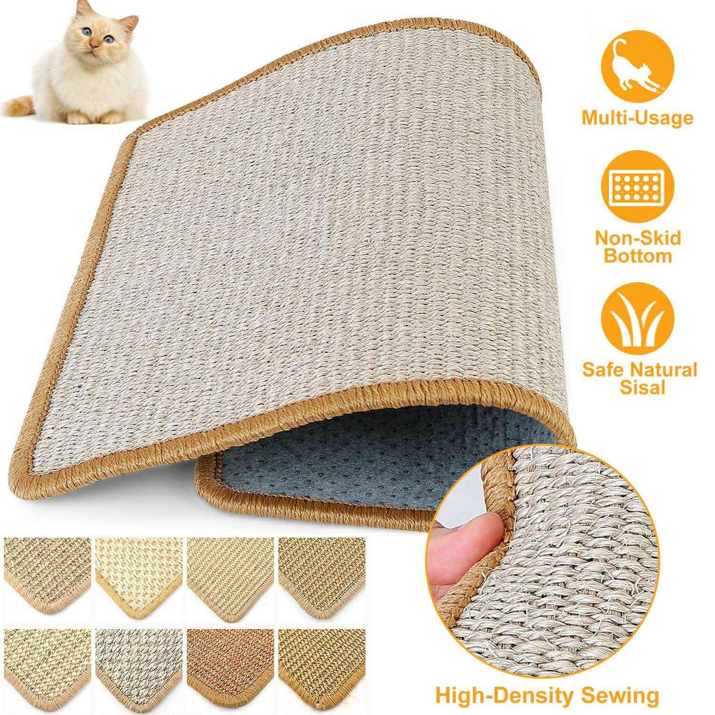 Anti-Slip Mat Horizontal Cat Floor Scratching Pad Rug