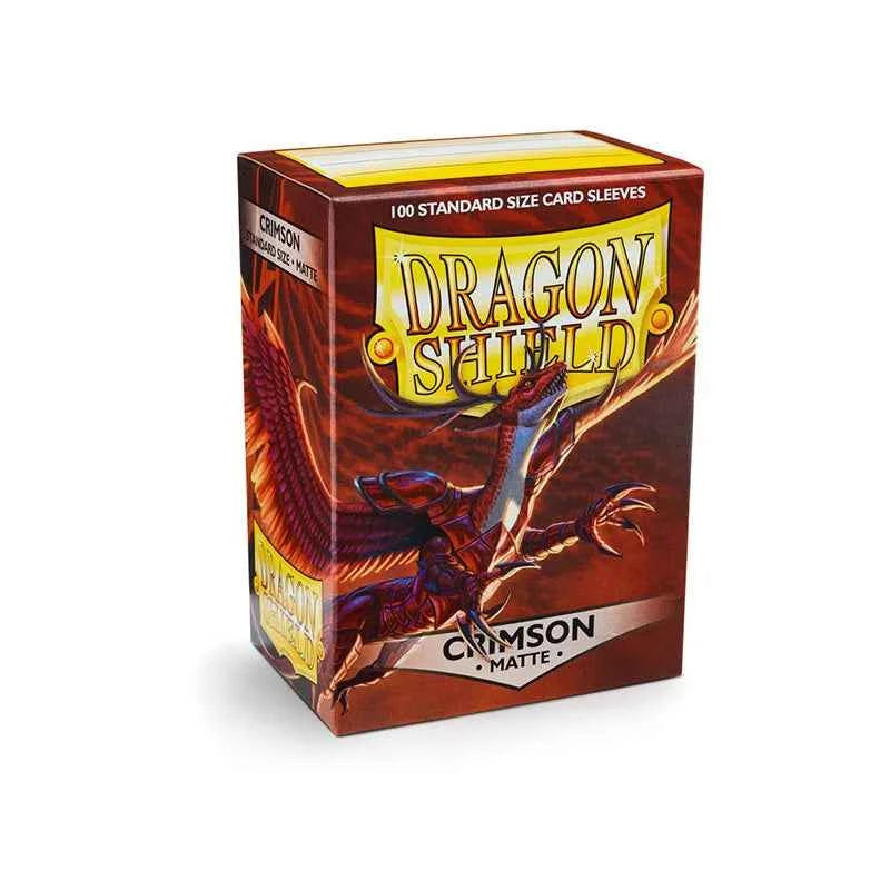 Dragon Shield Matte - Crimson (100-Pack) - Supplies | 99RedCoins