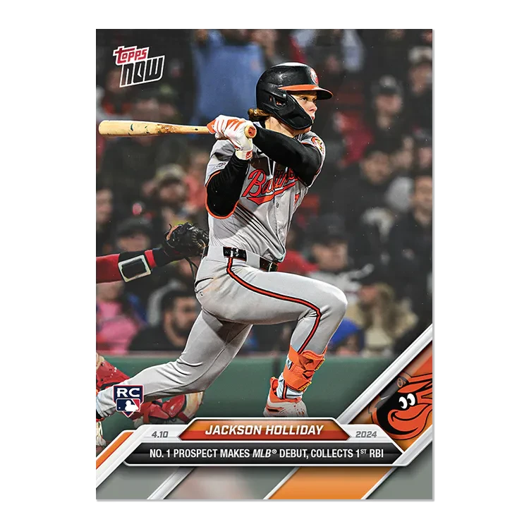 2024 Topps Now Jackson Holliday #61 Rookie RC Baseball Card