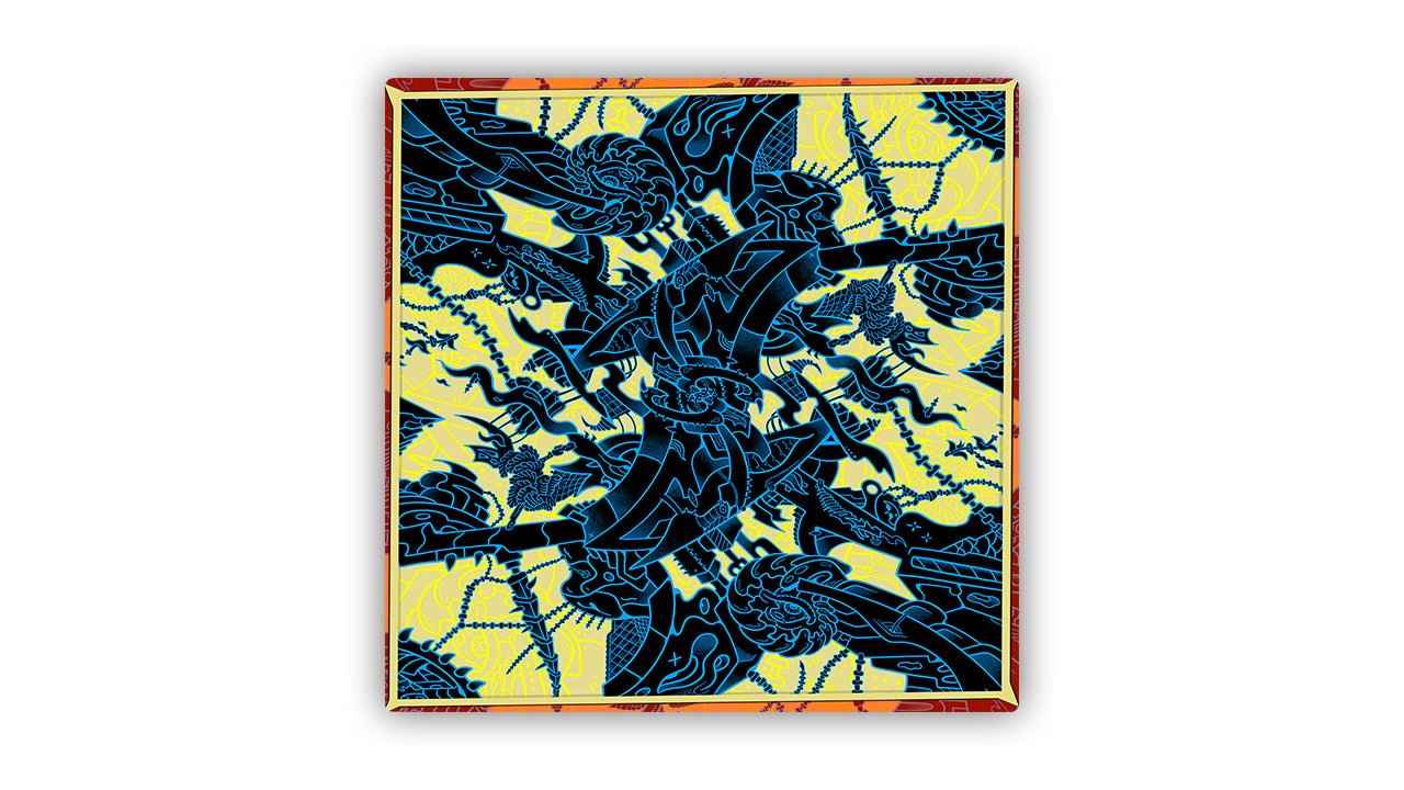 Auto Mat Grainlur Black 2 Player Cloth Playmat