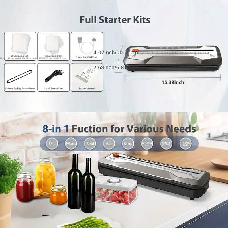 Automatic Food Vacuum Sealer Bag Bundle Machine
