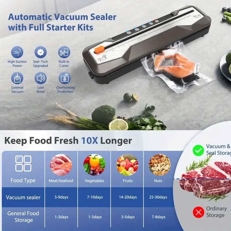 Automatic Food Vacuum Sealer Bag Bundle Machine
