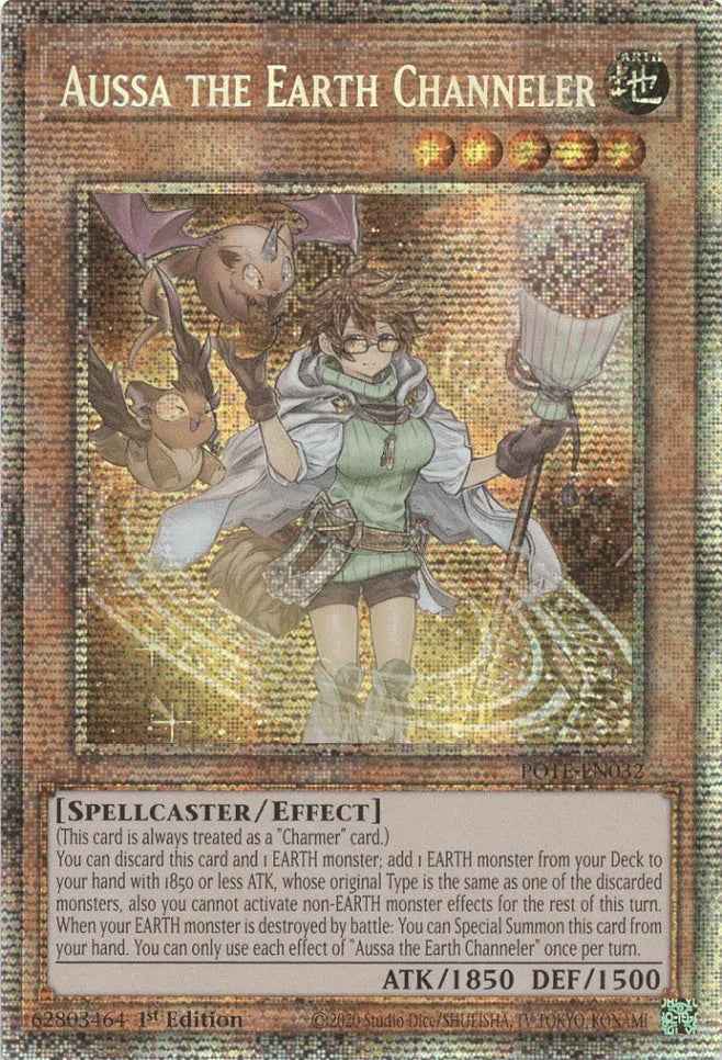 Aussa the Earth Channeler [POTE-EN032] Starlight Rare