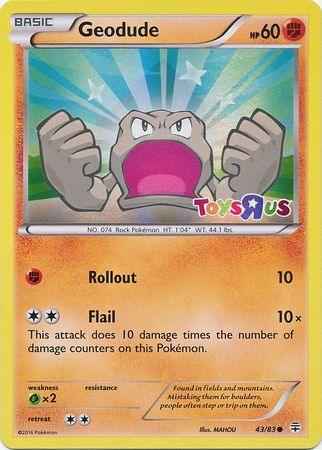 Geodude (43/83) (Toys R Us Promo) [XY: Generations]