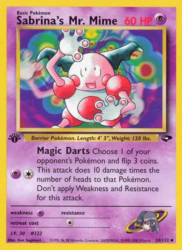 Sabrina's Mr. Mime (59/132) [Gym Challenge 1st Edition]