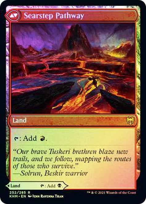 Blightstep Pathway // Searstep Pathway (PRE-252S) - Kaldheim Promos Foil