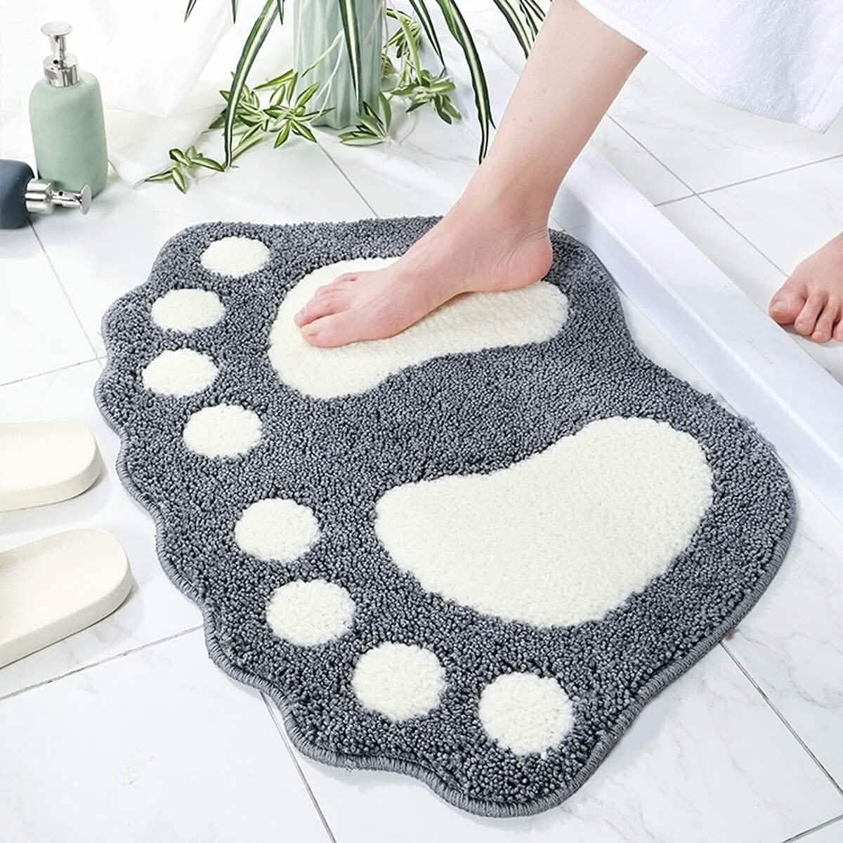 Bathroom Rugs Mats Water Absorbent Non-Slip Mat Used
