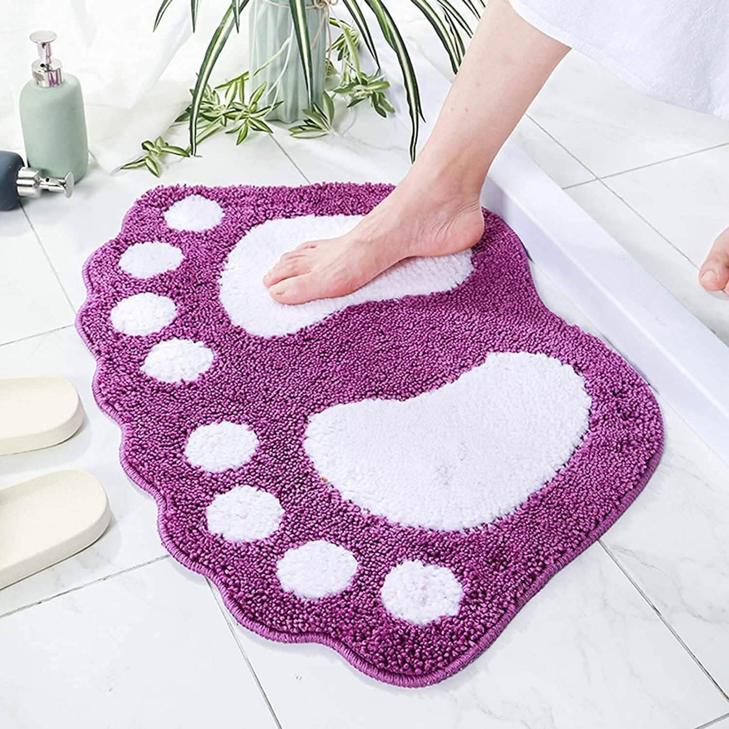 Bathroom Rugs Mats Water Absorbent Non-Slip Mat Used