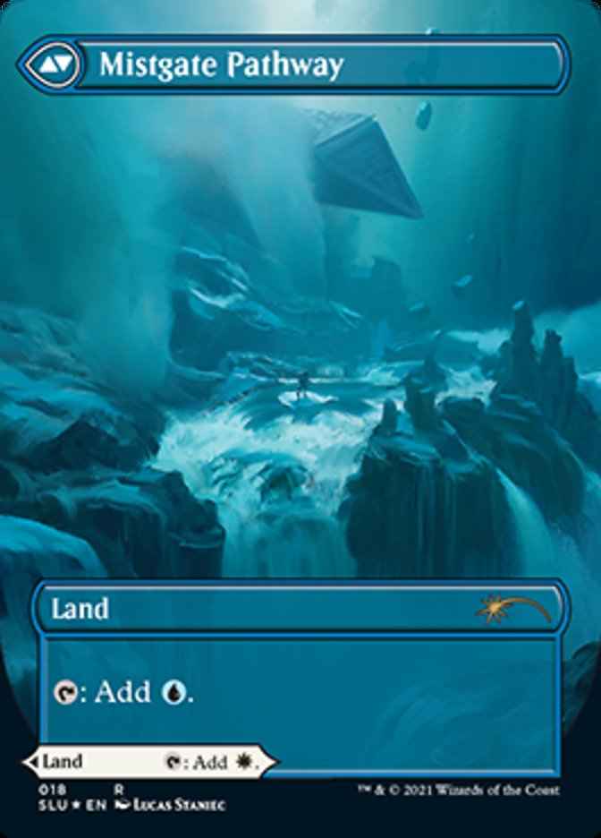 Hengegate Pathway // Mistgate Pathway (SLU-018) - Secret Lair: Ultimate Edition: (Showcase) (Borderless) Foil