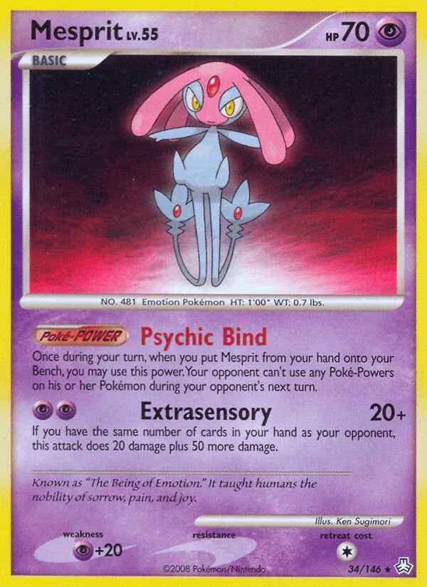 Mesprit (34/146) [Diamond & Pearl: Legends Awakened]