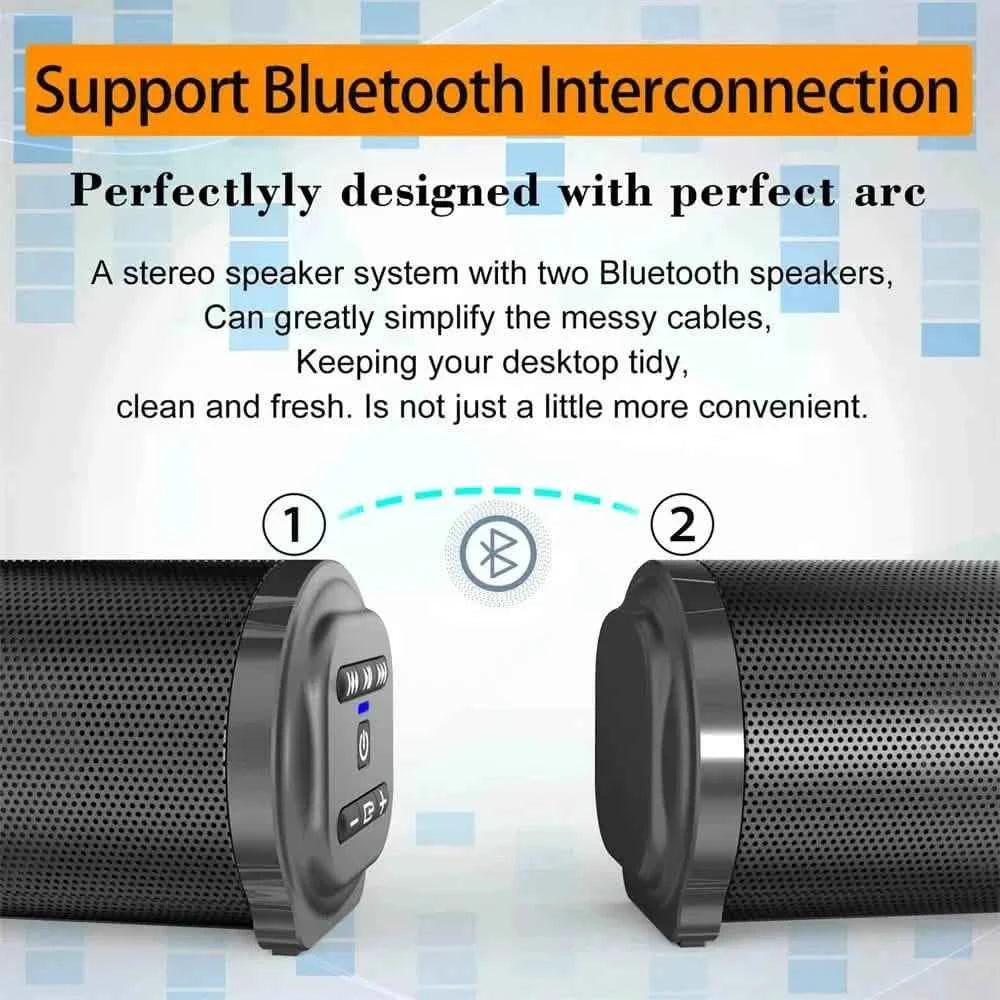 4D Surround Stereo Speakers – Wireless & USB, High-Fidelity Subwoofer, Party & Home Theater, Plug-and-Play