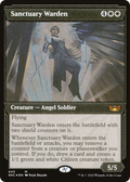 Sanctuary Warden (SNC-443) - Streets of New Capenna: (Showcase) Etched Foil